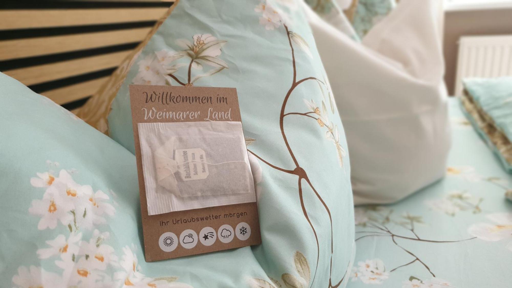 Ferienwohnung Sonnenschein Familie Hamdorf Bad Sulza Esterno foto