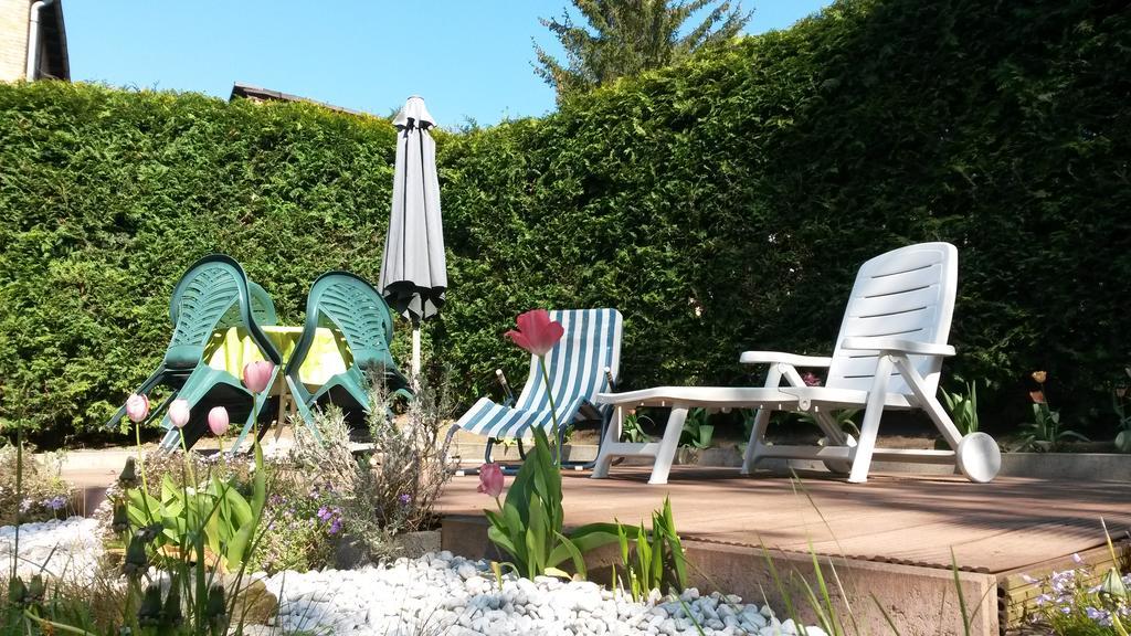 Ferienwohnung Sonnenschein Familie Hamdorf Bad Sulza Esterno foto